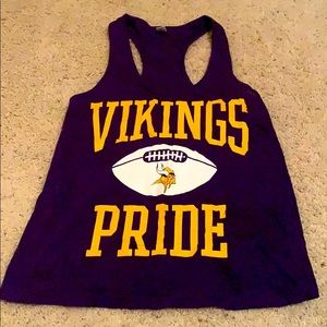 Victoria’s Secret Pink burnout Vikings tanktop